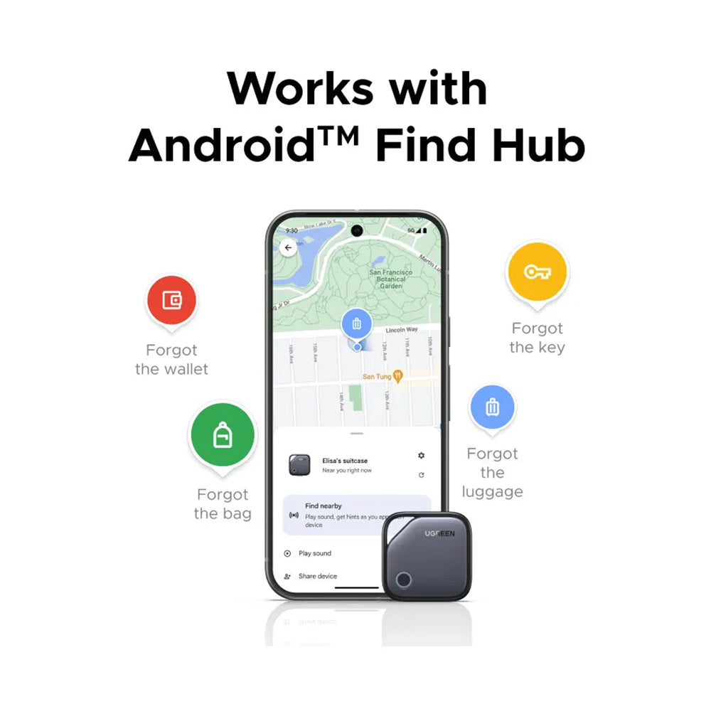 UGREEN SmartTag FineTrack για Android Series, Γκρι