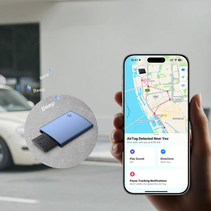 UGREEN SmartTag Smart Finder Slim 3 CM921 για iOS Series, Μαύρο