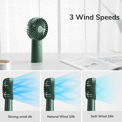 JisuLife FA20X Portable Fan, Green