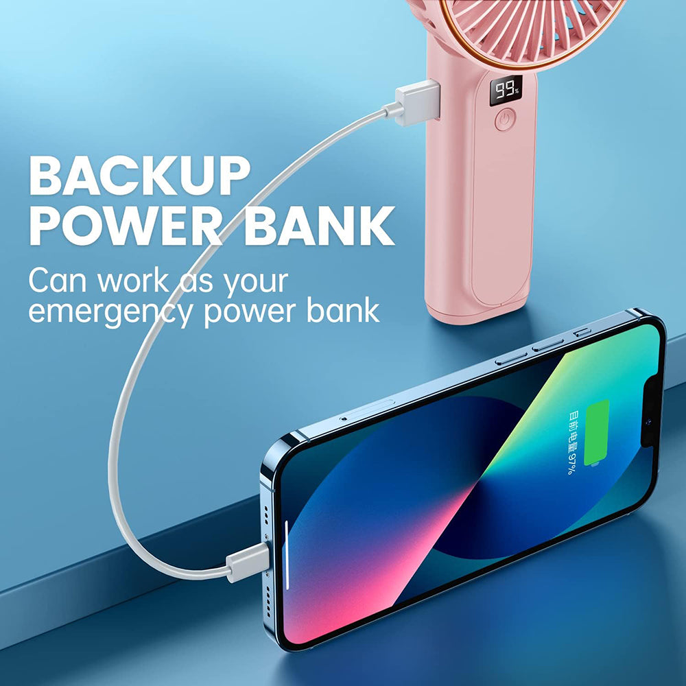 Techsuit M12 Portable Fan, White