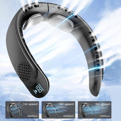 Φορητός Ανεμιστήρας Techsuit S8, Μαύρος