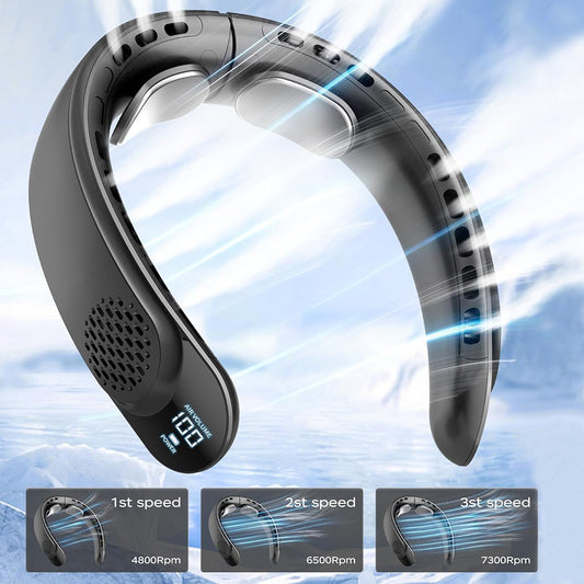 Φορητός Ανεμιστήρας Techsuit S8, Μαύρος