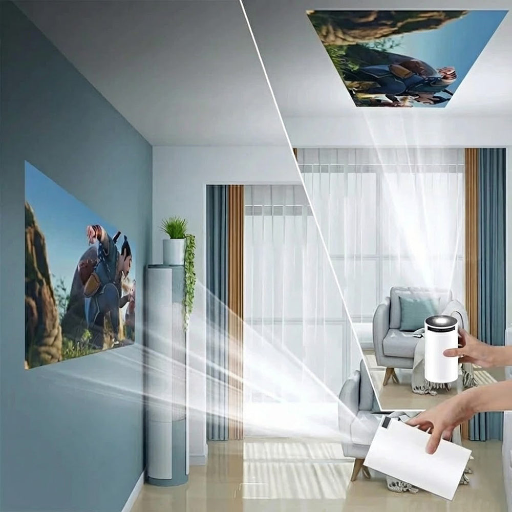 Βιντεοπροβολέας Yesido TV14, 720P, 120ANSI, Λευκό